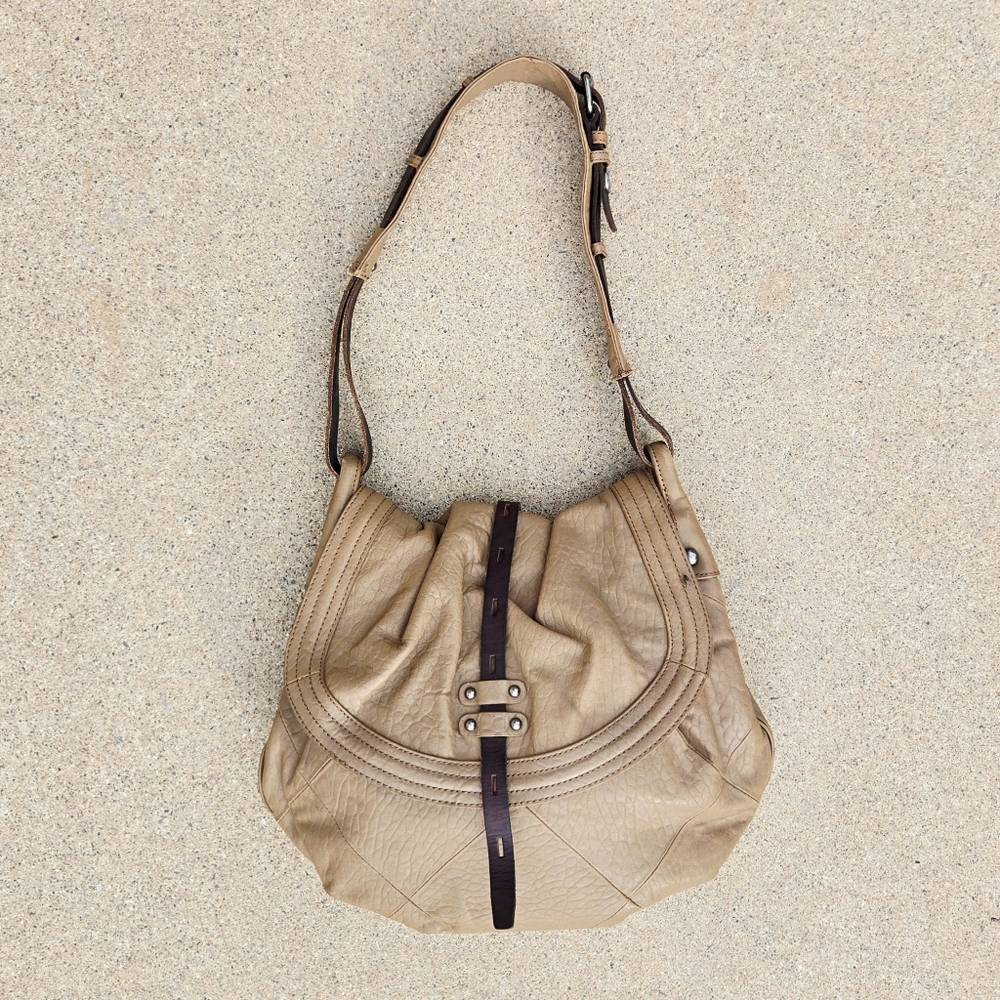 REVEL New York Boho Western Genuine Leather Shoulder Bag